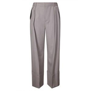 Victoria Beckham Classic High-Waisted Wool Trousers With Pleats - NWT
